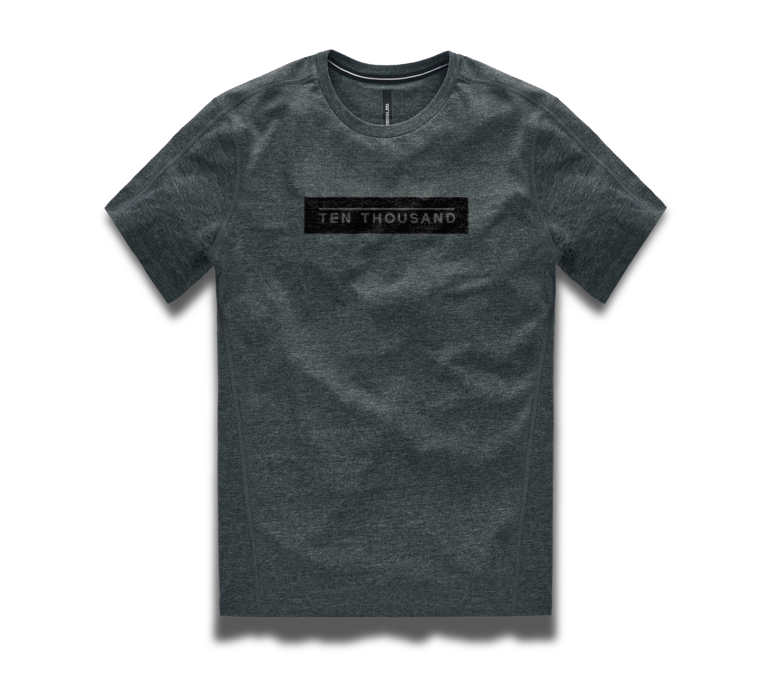 Durable 3 Pack - Charcoal Heather Grey Logo/Short Sleeve