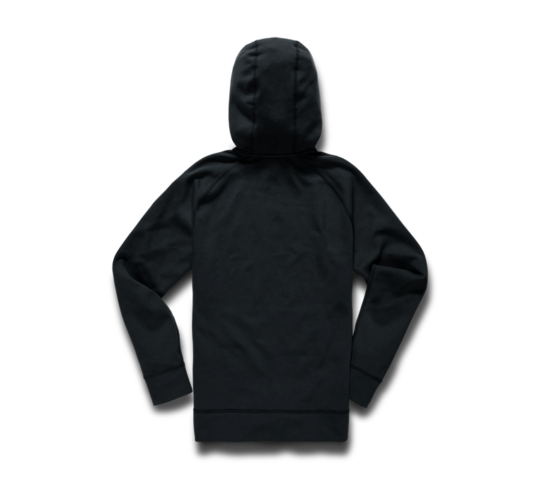 Midweight Tech Hoodie (Pullover) - Black